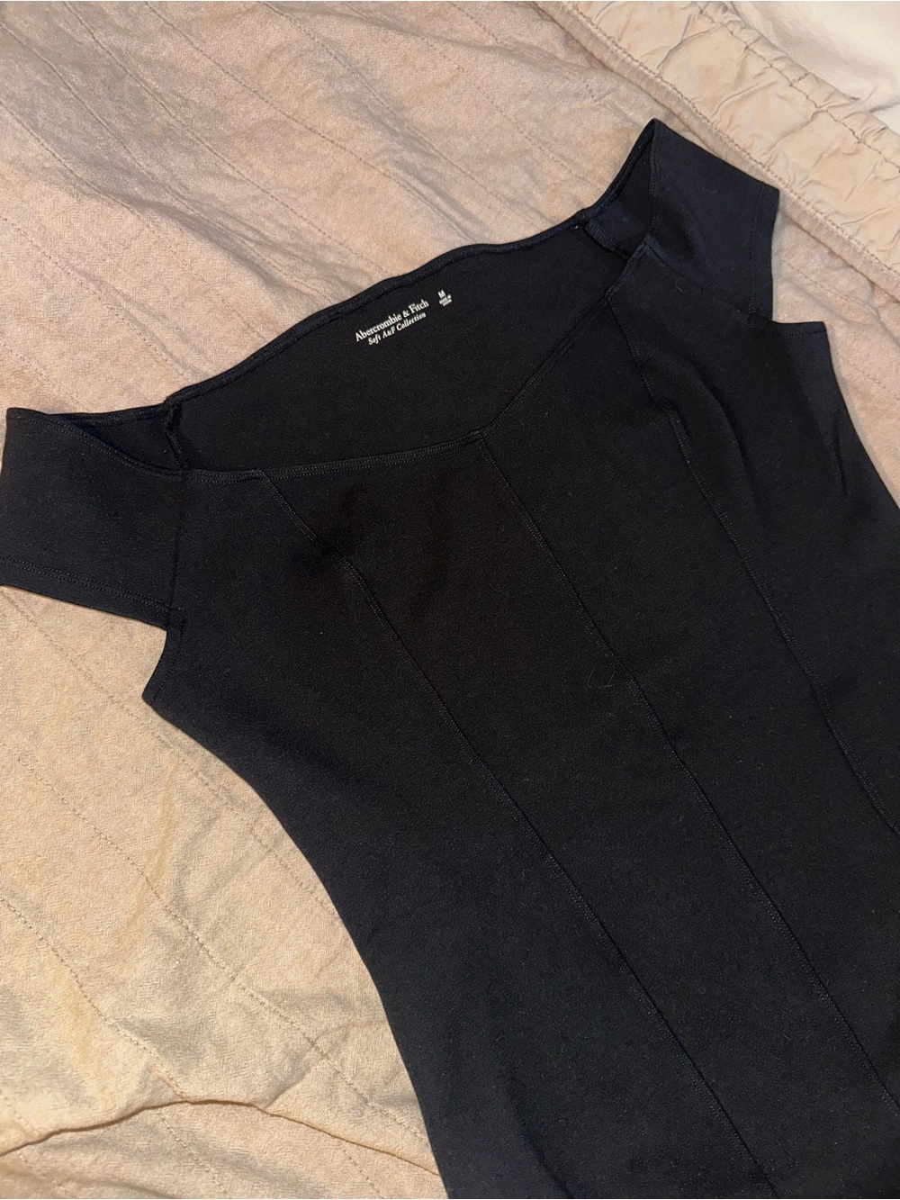 Abercrombie and Fitch Off-Shoulder Black Bodysuit